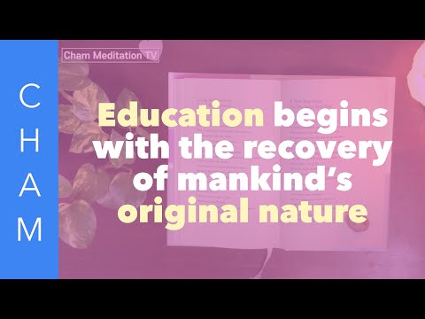 “True Education Starts With Recovering Your Original Mind”
